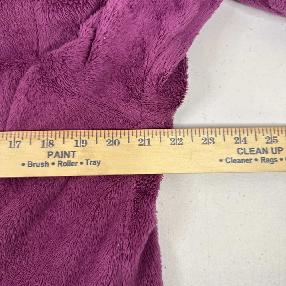 The North Face Fuchsia Purple Osito Furry Fleece Full Zip Jacket- Large - Picture 8 of 10